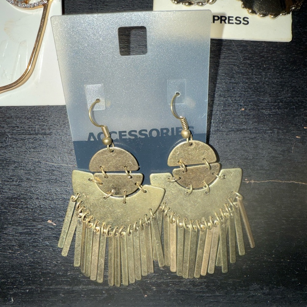 Gold Dangle Earrings
